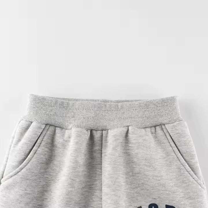 Pantalón deportivo de algodón Afelpado "Hope" Gris