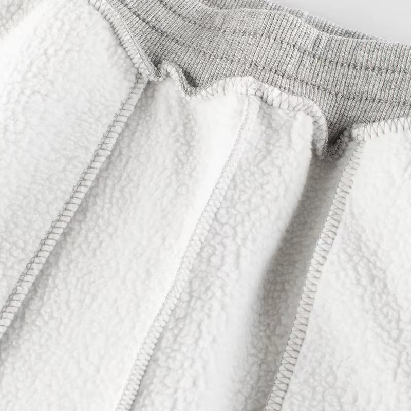 Pantalón deportivo de algodón Afelpado "Hope" Gris