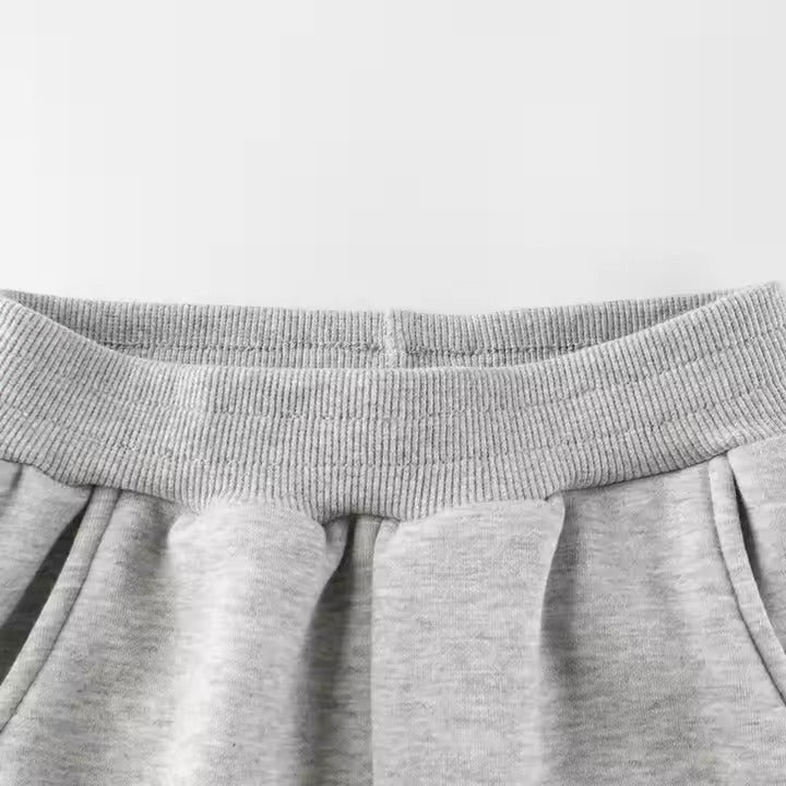Pantalón deportivo de algodón Gris