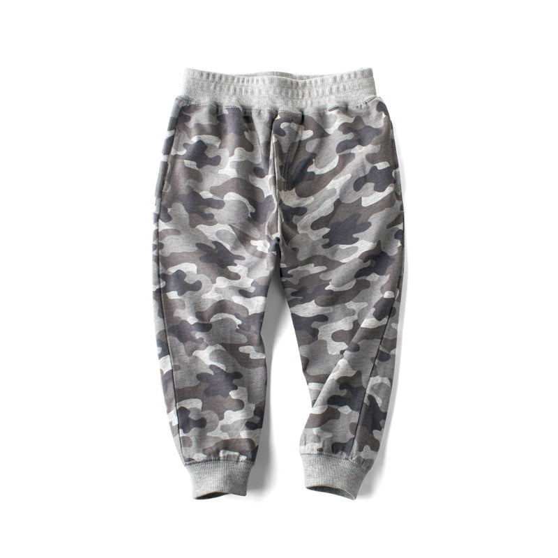 Pantalón deportivo de algodón Camuflado