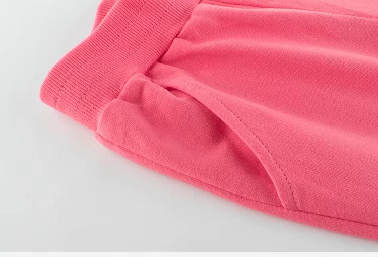 Pantalón deportivo de algodón "Flower" Rosa