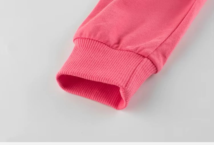 Pantalón deportivo de algodón "Flower" Rosa
