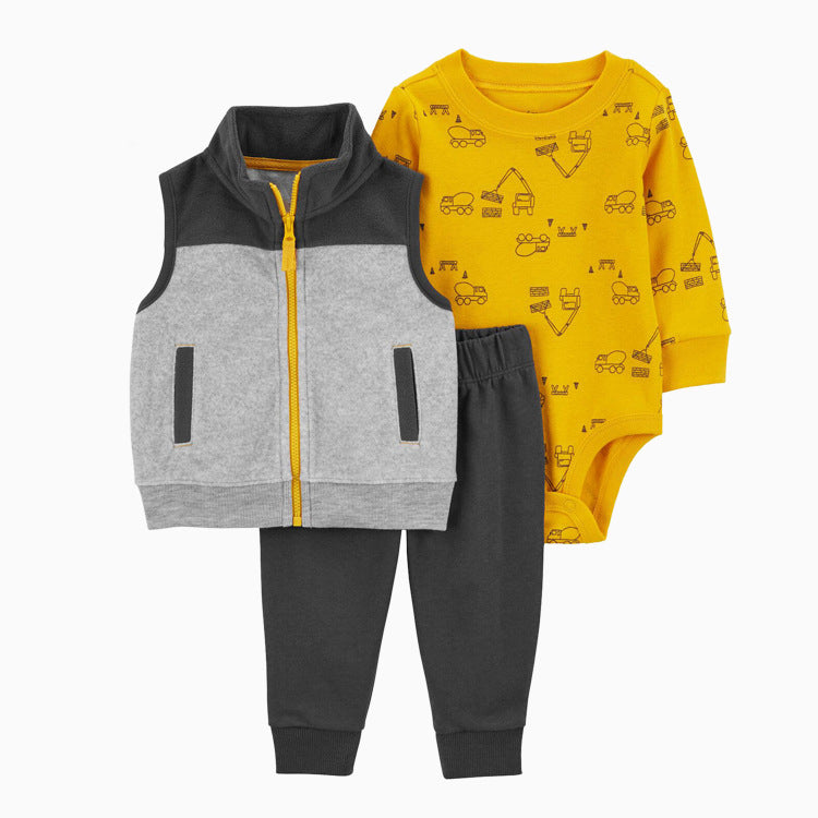 Set de 3 piezas: pantalón, body y campera - VIBA