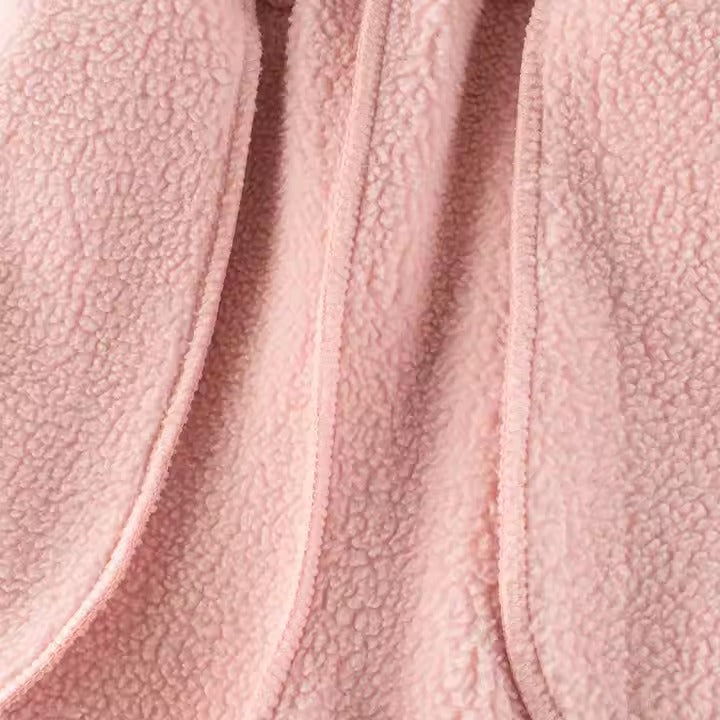 Pantalón deportivo de algodón Afelpado "Conejita" Rosa