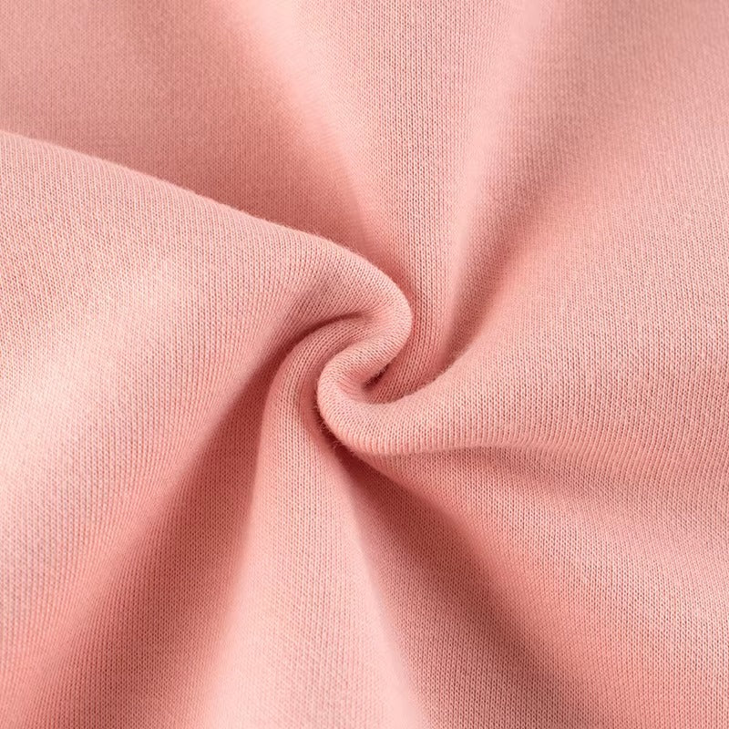 Buzo de algodón afelpado "Animalitos" Rosa
