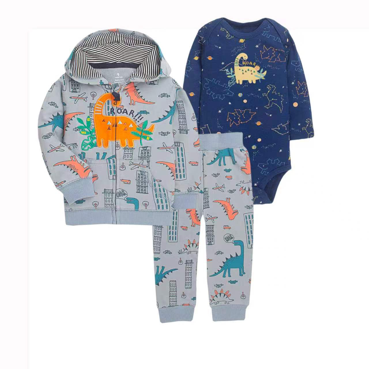 Set de 3 piezas: pantalón, body y campera - VIBA