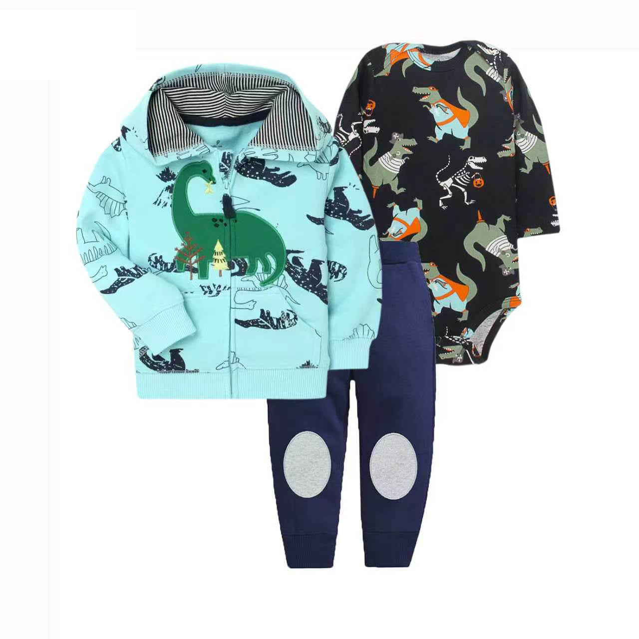 Set de 3 piezas: pantalón, body y campera - VIBA