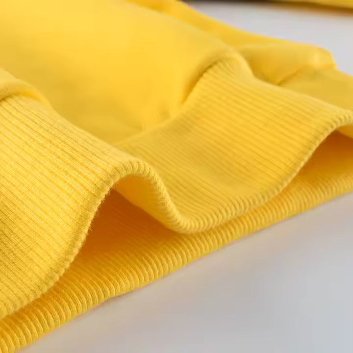 Buzo de algodón afelpado "Stars" Amarillo