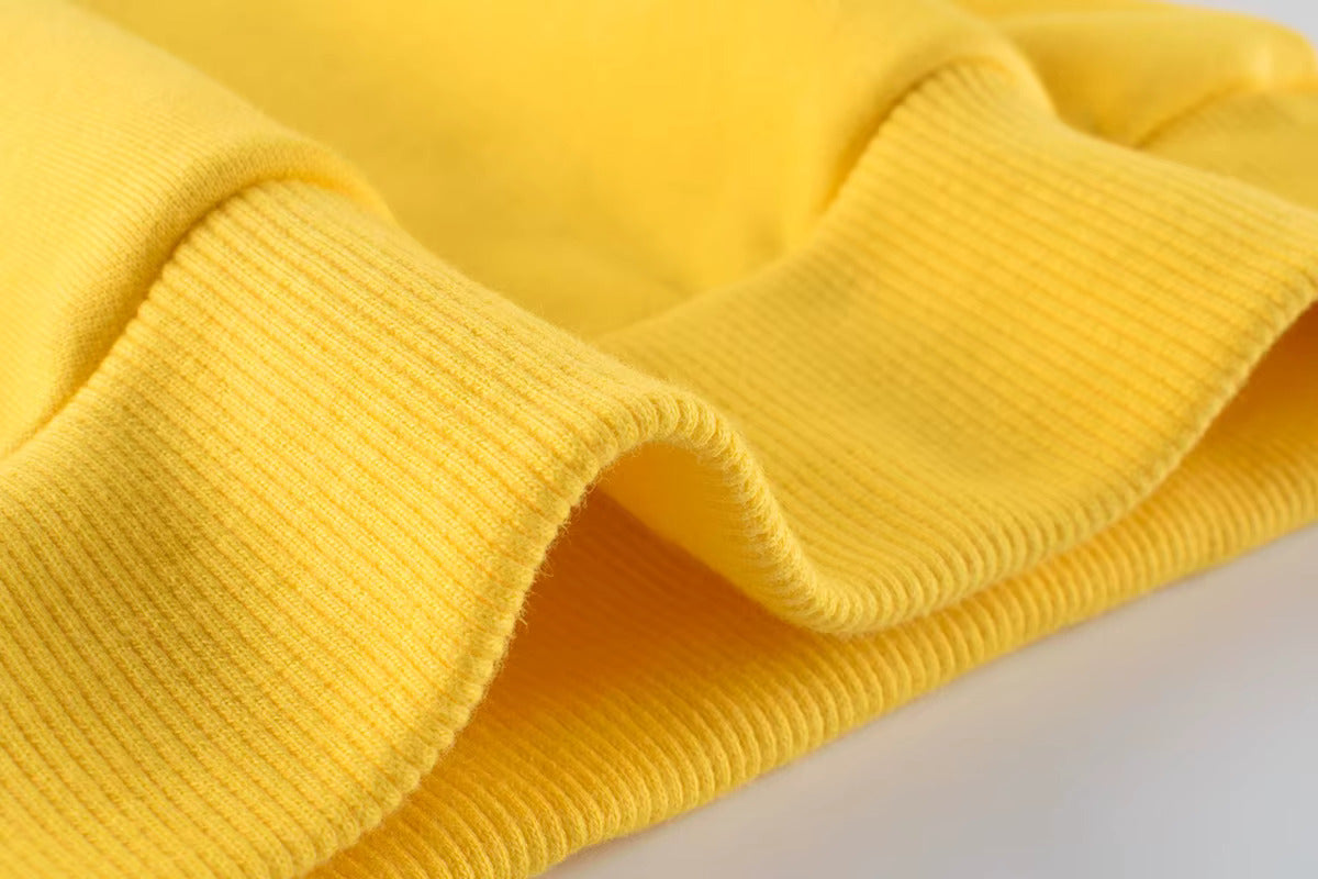 Buzo de algodón afelpado "Stars" Amarillo