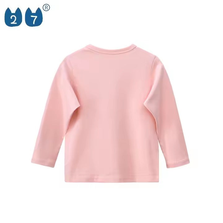 Remera manga larga "Conejitas" Rosa