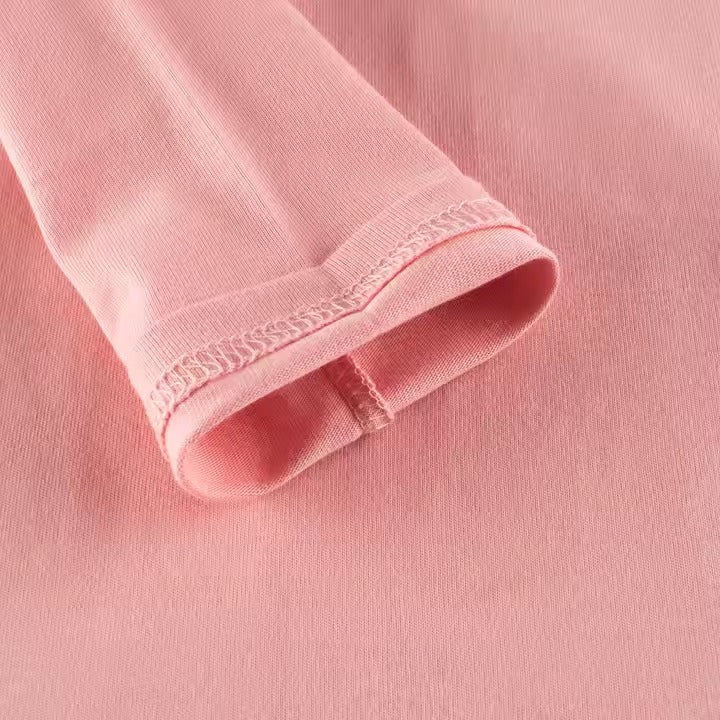 Remera manga larga "Conejitas" Rosa