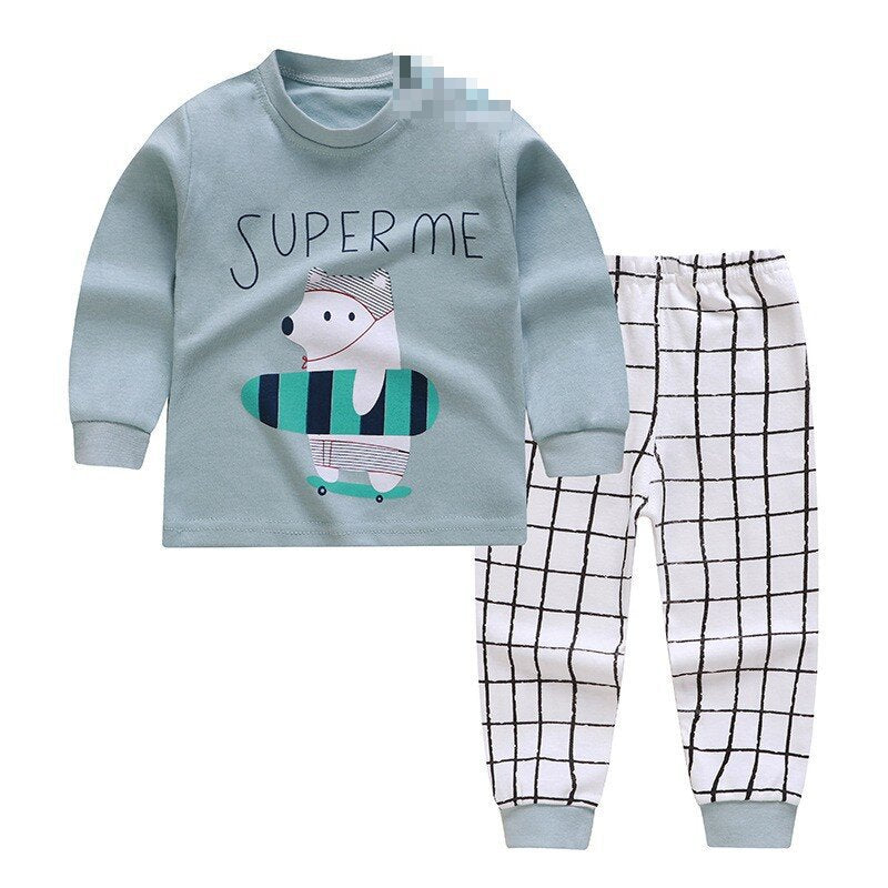 Pijama Primavera 2 piezas "Topo": pantalón y remera manga larga