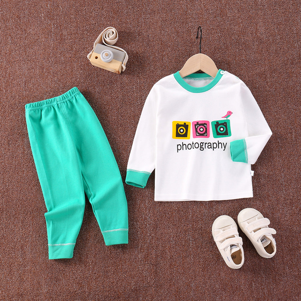 Pijama Primavera 2 piezas "Fotografía": pantalón y remera manga larga