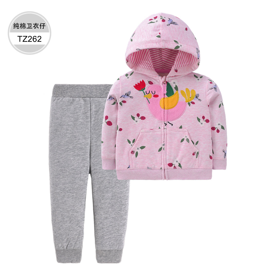 Set de 2 piezas "Pajarito": Pantalón y Campera