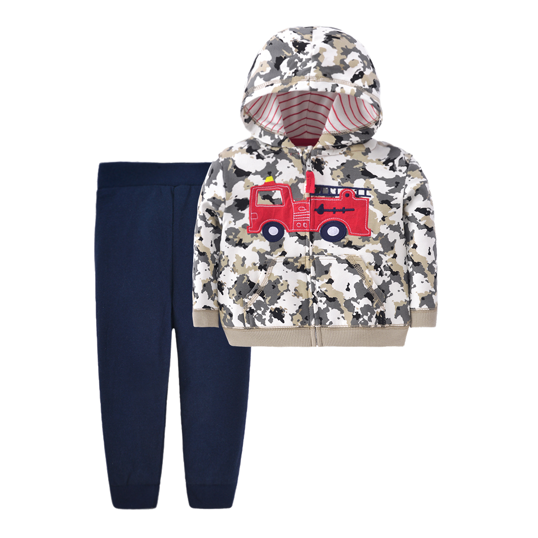 Set de 2 piezas "Camión bomberos" : Pantalón y Campera