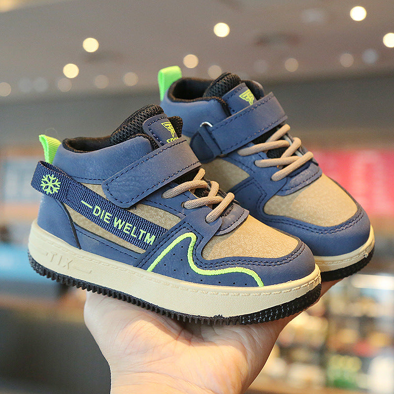 Zapatillas azules antideslizantes para niños - Viba