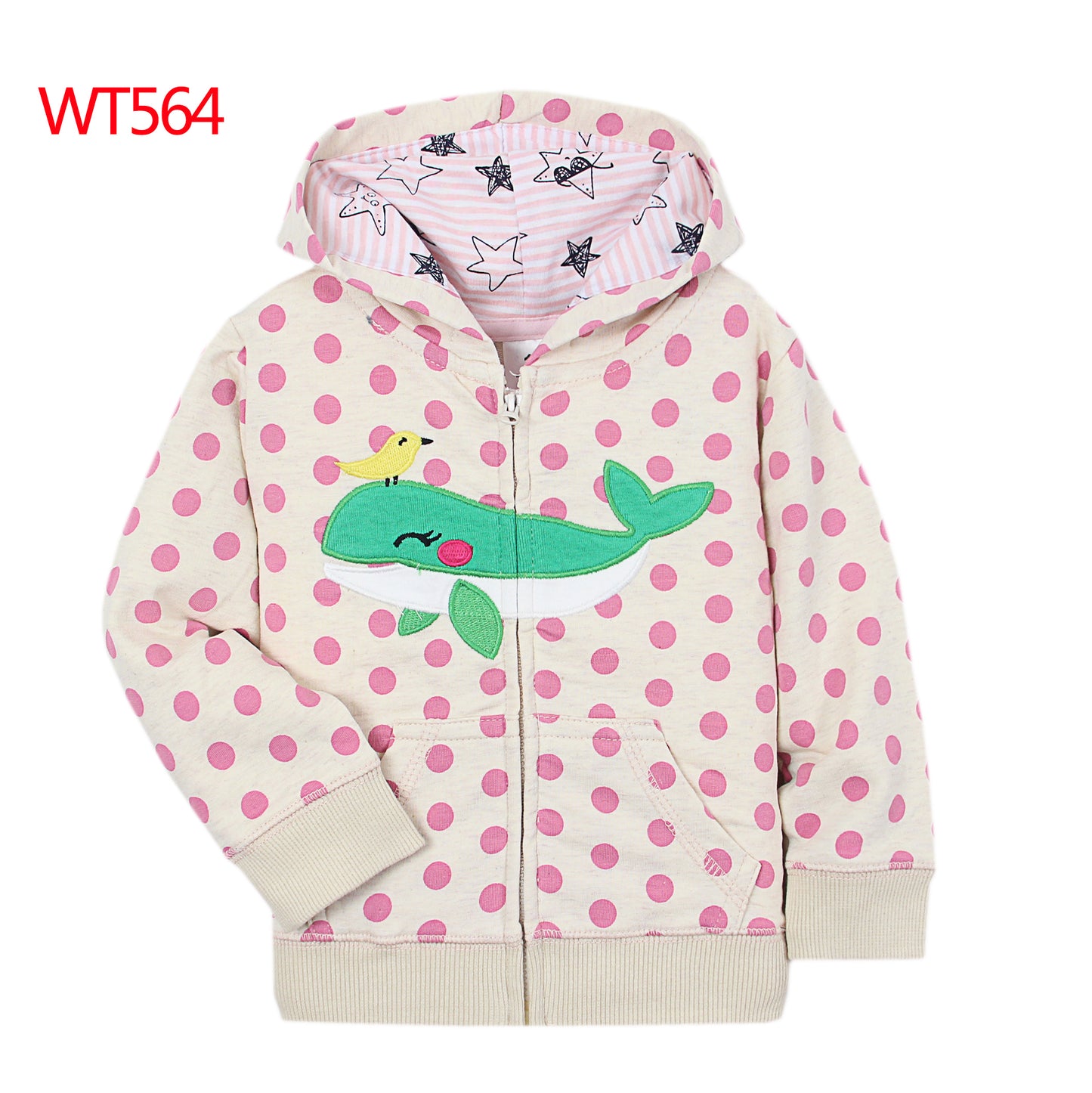 Campera Ballena de algodón con bolsillos