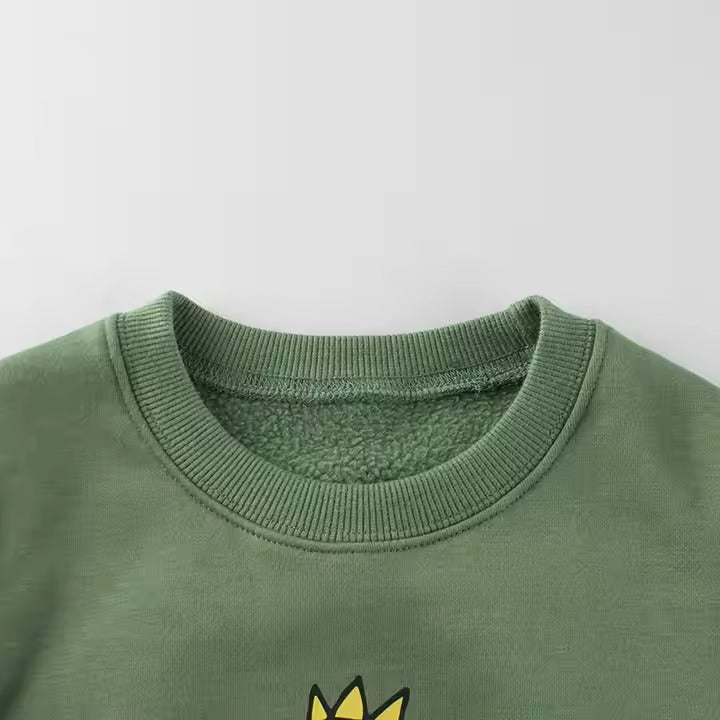 Buzo de algodón afelpado "Dino Cool"
