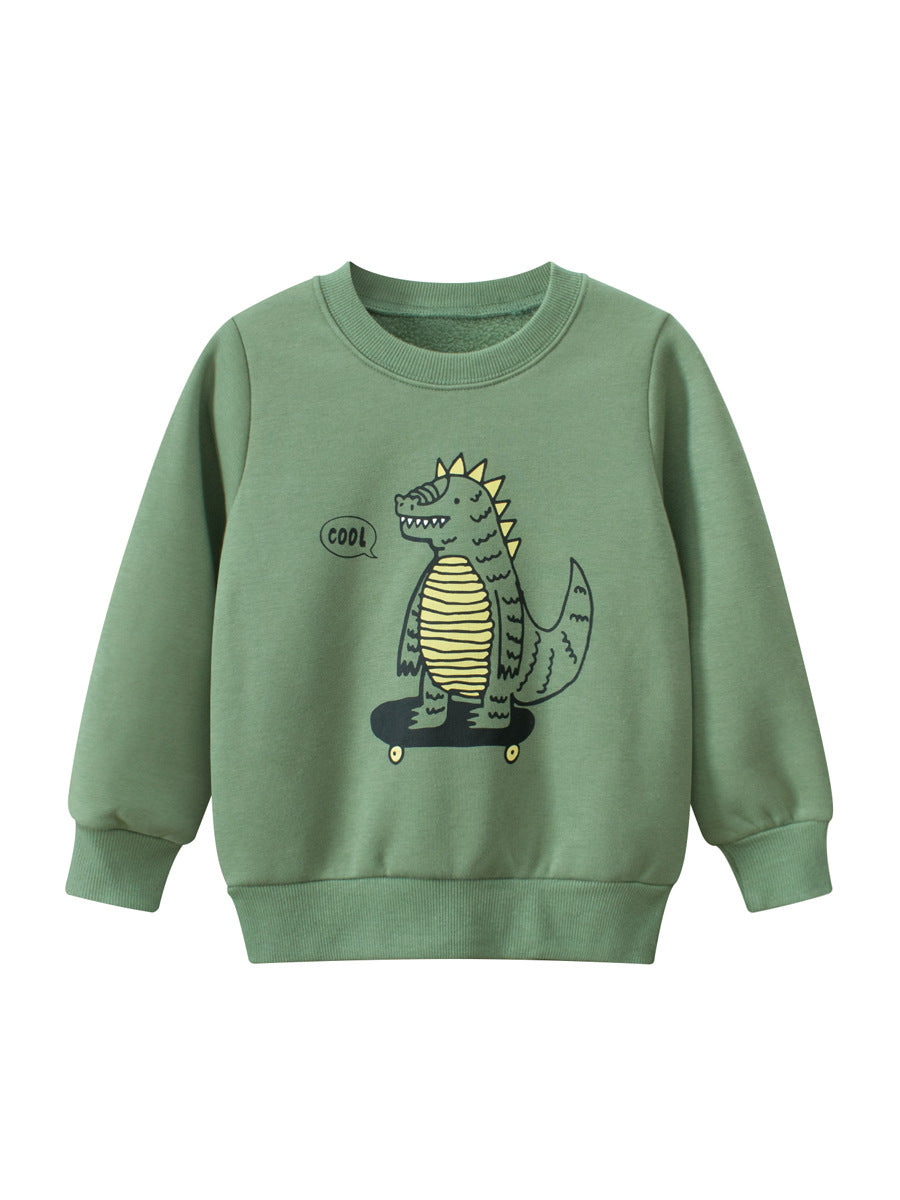 Buzo de algodón afelpado "Dino Cool"