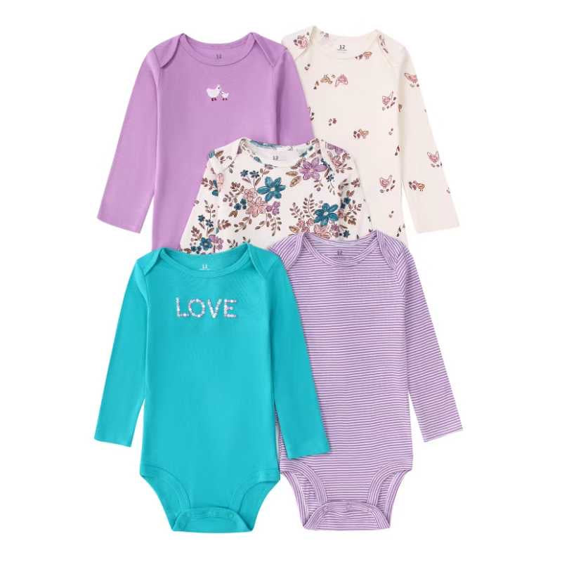Set 5 body manga larga "Love"