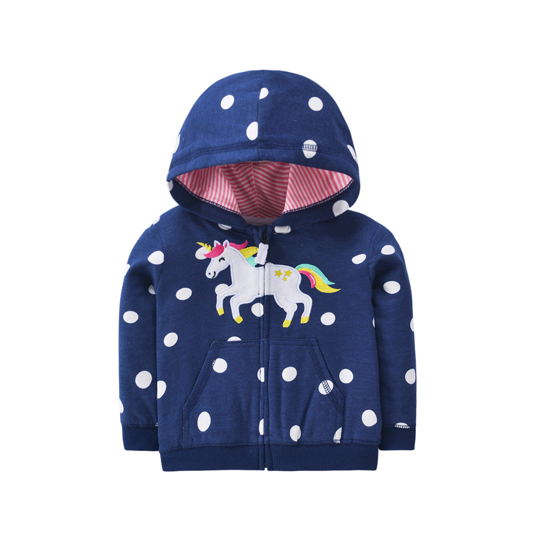 Campera Unicornio Azul