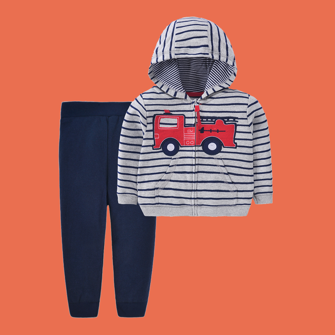 Set de pantalón y campera de algodón - VIBA