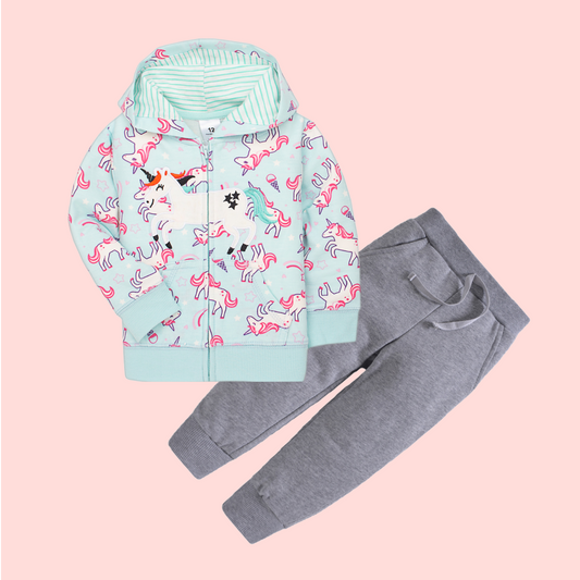 Set de pantalón y campera de algodón - VIBA