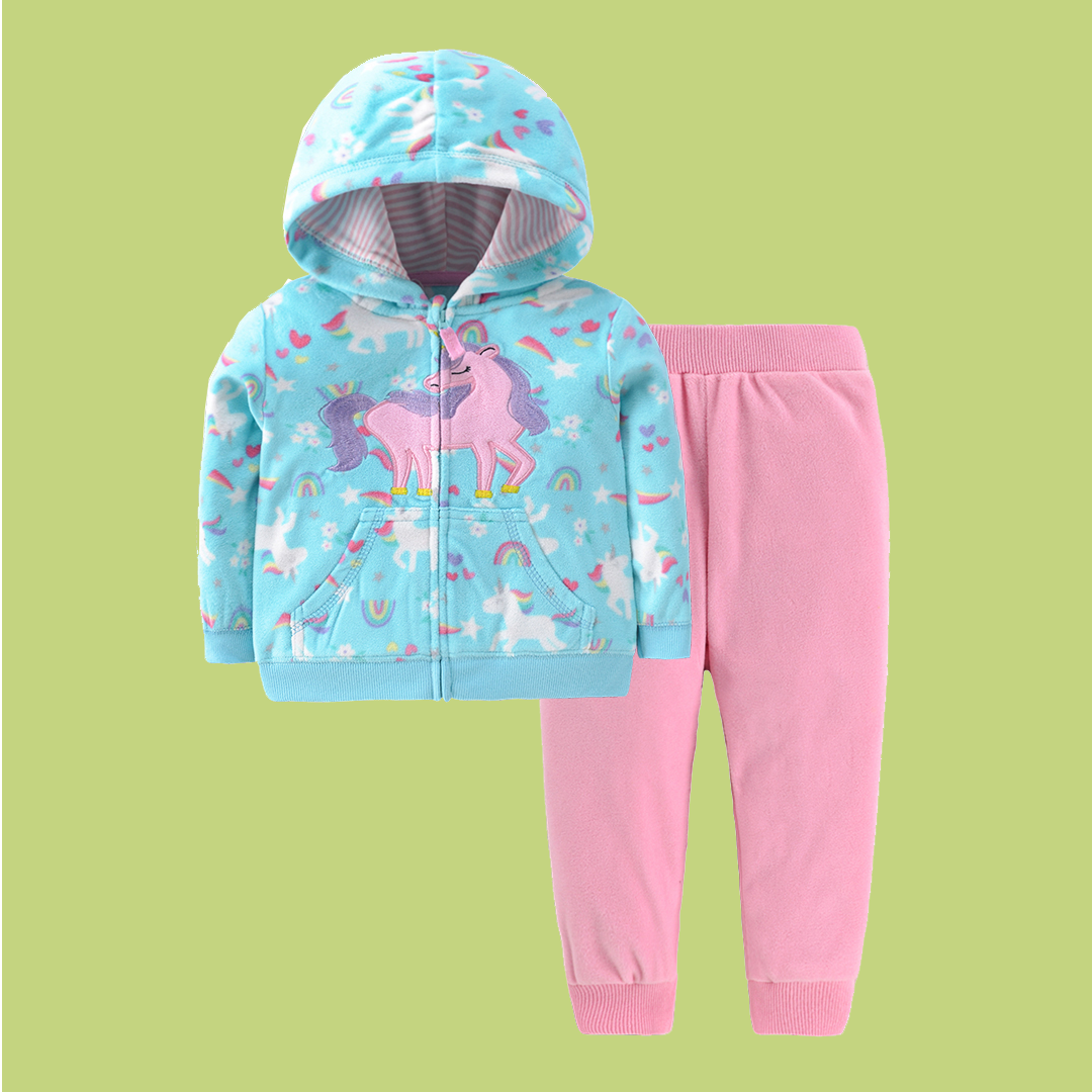 Set de pantalón y campera en micropolar - VIBA