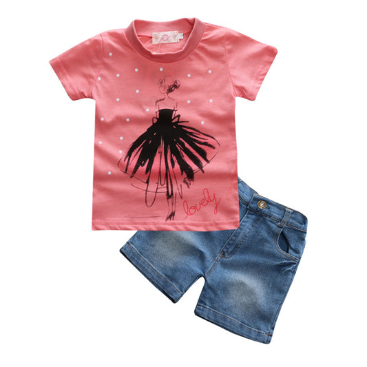 Short y remera "Lovely"