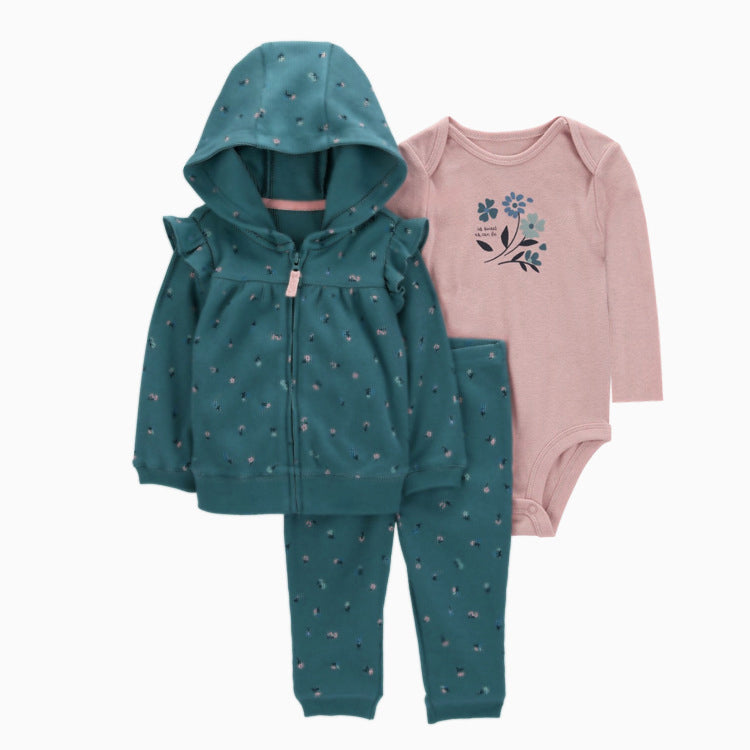 Set de 3 piezas: pantalón, body y campera - VIBA