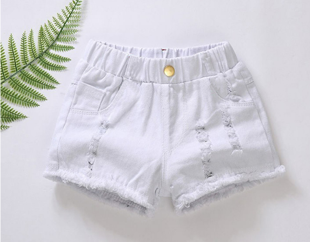 Short de jean blanco