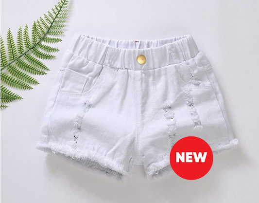 Short de jean blanco