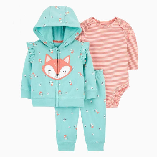 Set de 3 piezas: pantalón, body y campera - VIBA