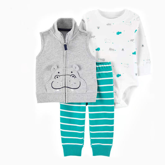 Set de 3 piezas: pantalón, body y campera - VIBA