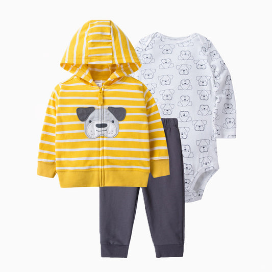Set de 3 piezas: pantalón, body y campera - VIBA
