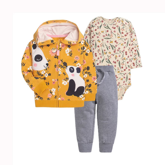 Set de 3 piezas: pantalón, body y campera - VIBA