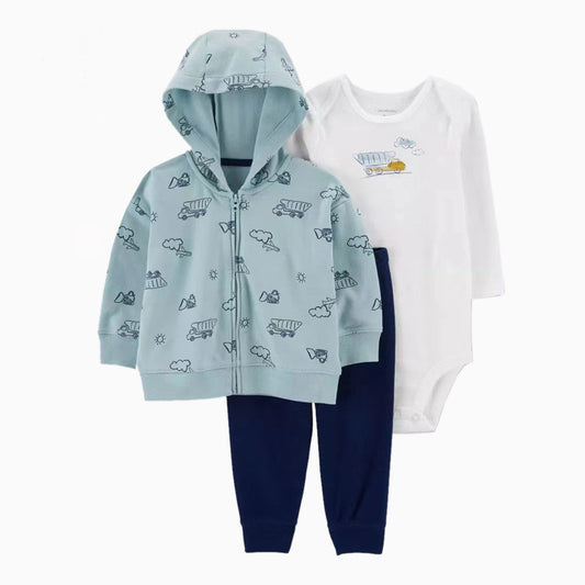 Set de 3 piezas: pantalón, body y campera - VIBA