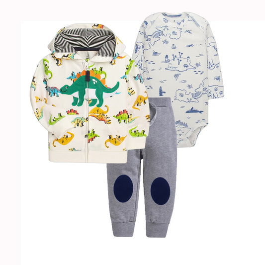Set de 3 piezas: pantalón, body y campera - VIBA