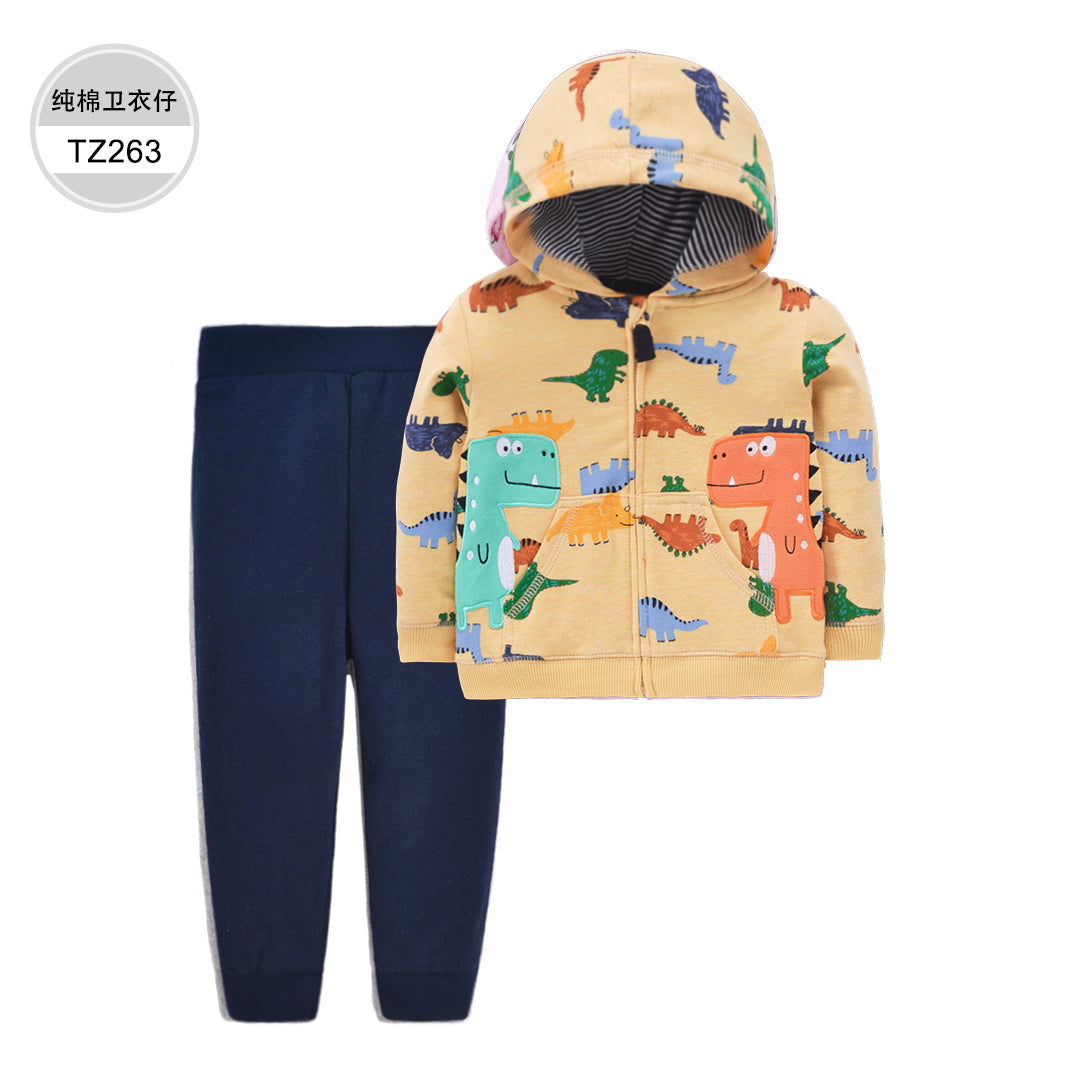 Set de 2 piezas "Dinosaurio": Pantalón y Campera