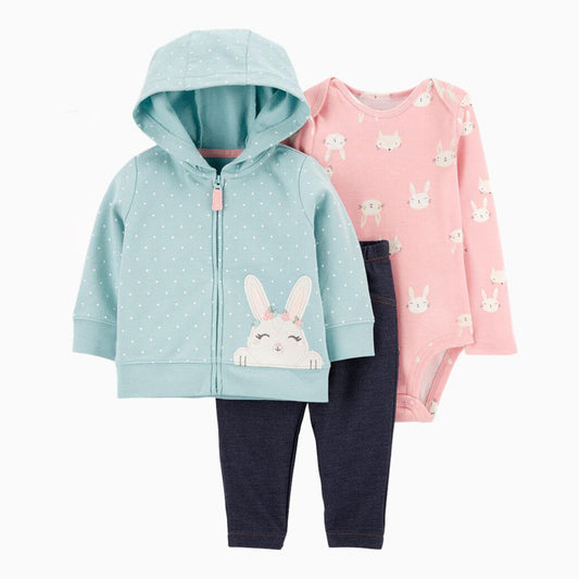 Set de 3 piezas: pantalón, body y campera - VIBA