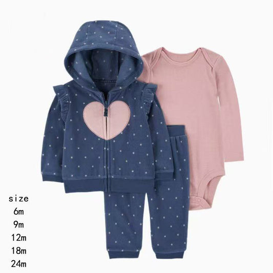 Set de 3 piezas: pantalón, body y campera - VIBA