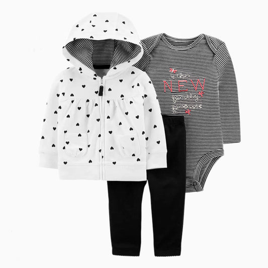 Set de 3 piezas: pantalón, body y campera - VIBA