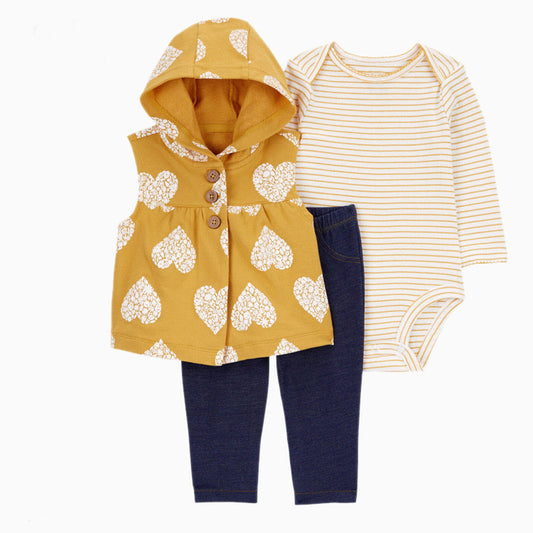 Set de 3 piezas: pantalón, body y campera - VIBA