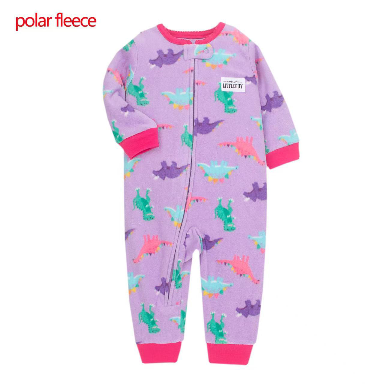 Pijama de “Dinisaurio” micropolar con cierre