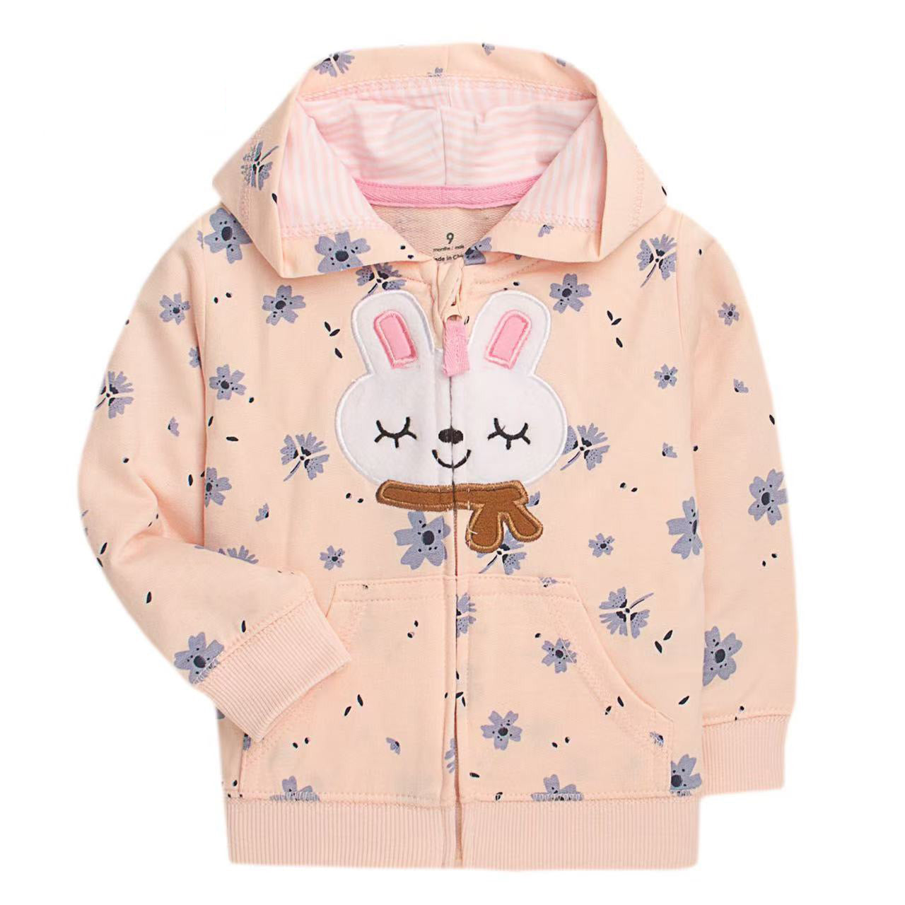 Campera "Gatita" de algodón y bolsillos