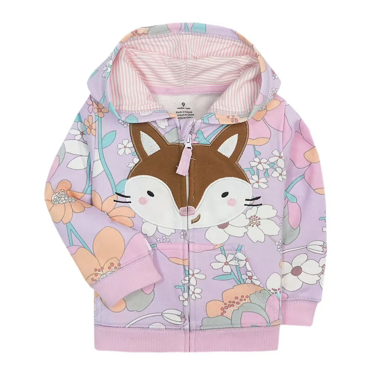 Campera "Zorrita" de algodón y bolsillos