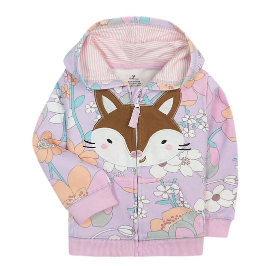 Campera "Zorrita" de algodón y bolsillos