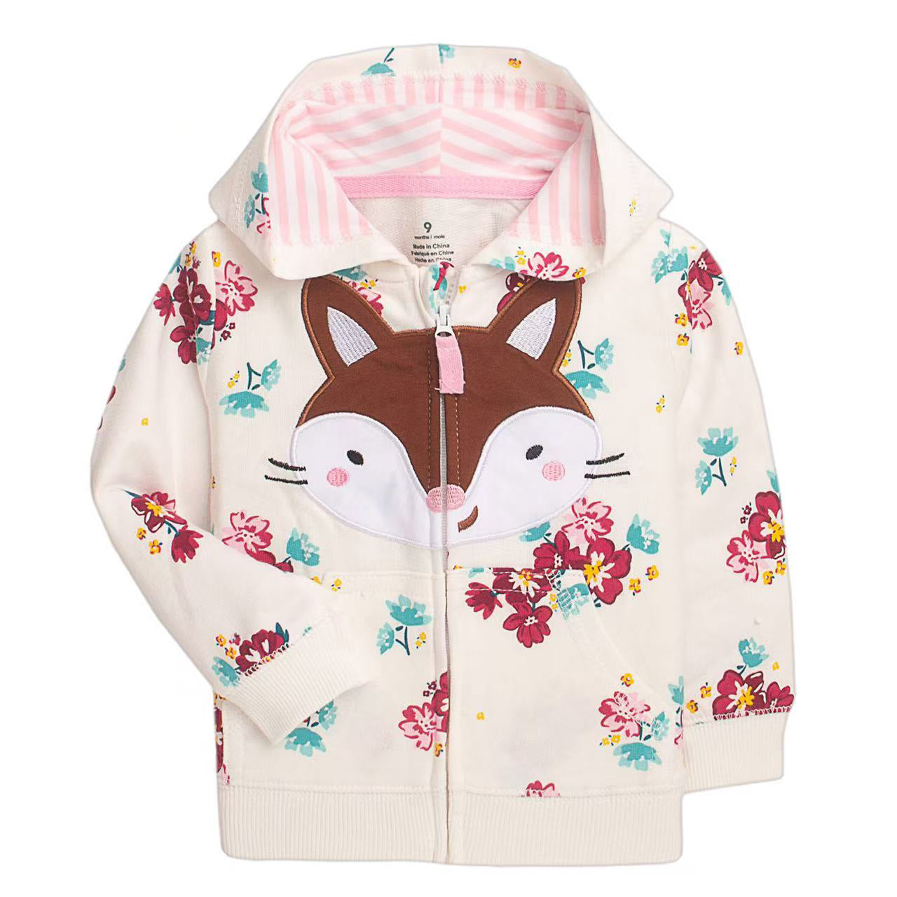 Campera "Zorrita" de algodón y bolsillos