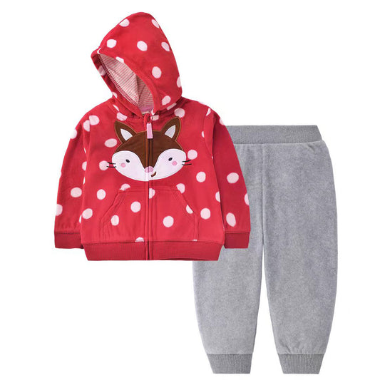 Set de 2 piezas “Osita”: Pantalón y Campera micropolar