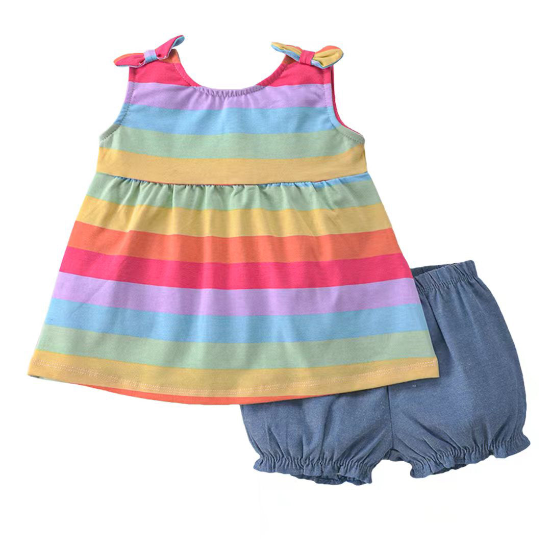 Set 2 piezas: short bombachudo y blusa